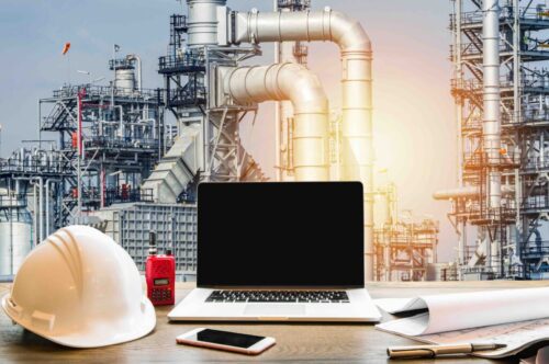 Business,Concept,Work,Table,,work,Space,On,Refinery,Background